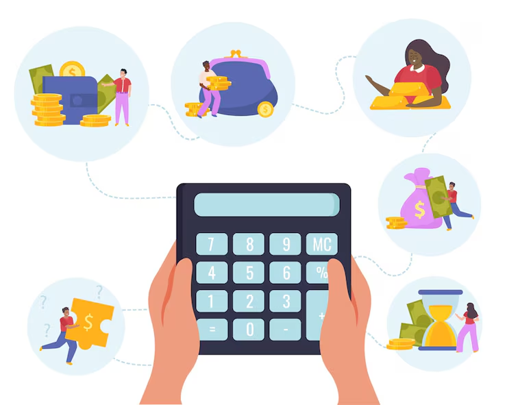Age calculator by MixMaxCalculator showing loan repayment details