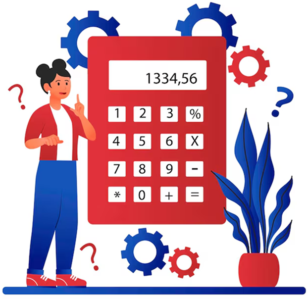 EMI calculator by MixMaxCalculator showing loan repayment details