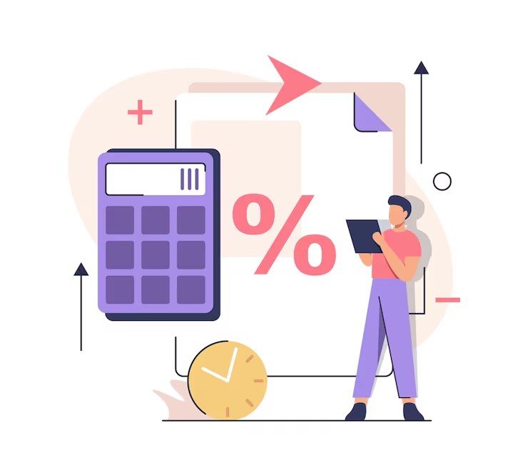 Age calculator by MixMaxCalculator showing loan repayment details