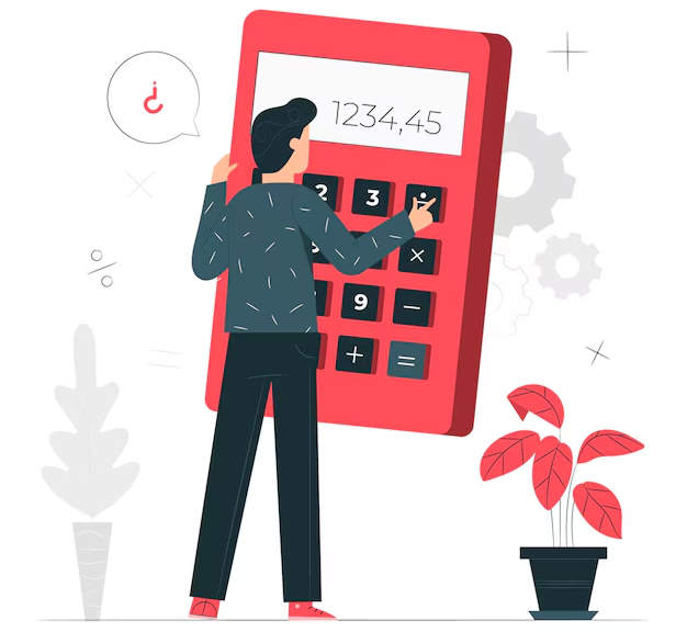 Age calculator by MixMaxCalculator showing loan repayment details