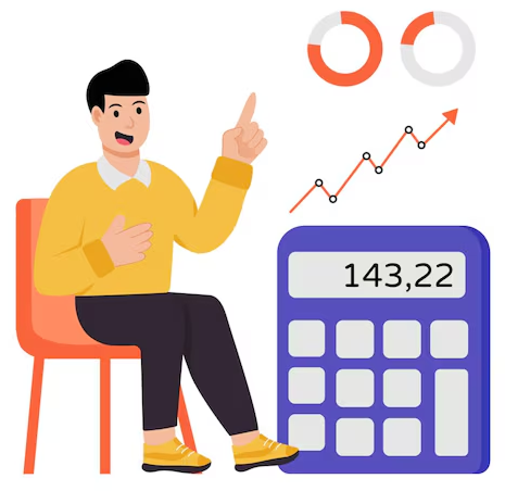 Age calculator by MixMaxCalculator showing loan repayment details